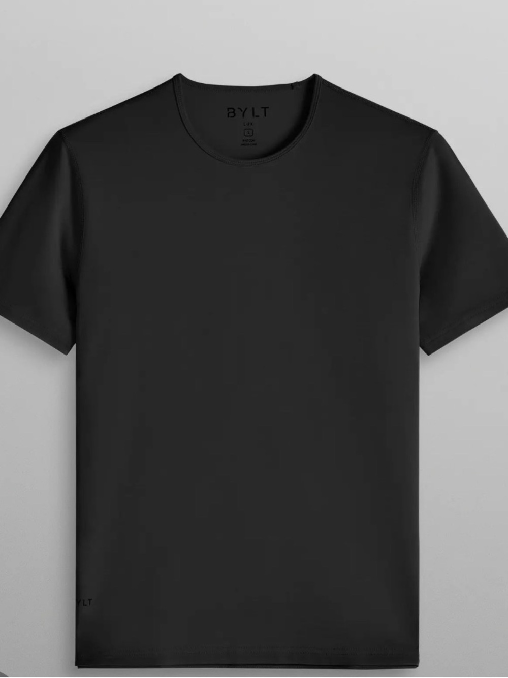 BYLT LUX Classic Fit Black T-Shirt NWT Medium